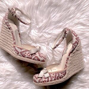 MIU MIU Prada Maryjane Espadrilles Wedges